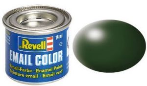 REV32363 - Pot de peinture émail de 14ml couleur vert foncé satiné