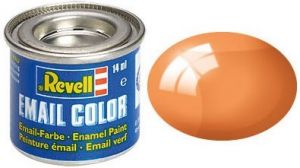 Pot de peinture émail de 14ml couleur orange transparent