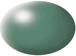 Pot de 18ml de peinture acrylique couleur vert platine satiné