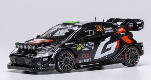 IXORAM972B.22 - Voiture du rallye de Monte Carlo 2025 pilotée par Elfyn EVANS - TOYOTA GR Yaris Rally1 #33