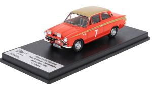 TRORRFR36 - Voiture rallye de Monte Carlo 1966 N°7 – limitée à 150 pièces – FORD lotus Cortina