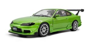 SOL1812203 - Voiture de 1999 couleur verte - Solido Works - NISSAN Silvia S15 SPEC-R Aero