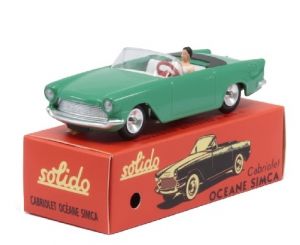 SOL1001101 - Voiture cabriolet de couleur Verte - SIMCA Océane - 1959