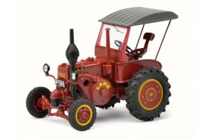 Tracteur Lanz Bulldog D9506 de couleur rouge foncé