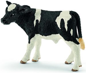 SHL13798 - Figurine de l'univers des animaux de la ferme - Veau Holstein
