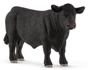 SHL13879 - Figurine de l'univers des animaux de la ferme - Taureau Angus