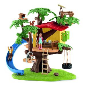 Figurines et accessoires de la gamme les animaux de la ferme - Cabane d'aventure dans les arbres