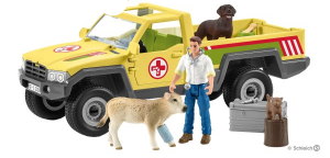 SHL42503 - Accessoires et Figurines de l'univers des animaux de la ferme -  Visite du vétérinaire à la ferme