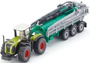 SIK1827 - Tracteur CLAAS XERION 5000 Avec tonne SAMSON 3 Essieux Ech:1/87