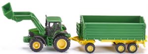 SIK1843 - Tracteur JOHN DEERE avec Chargeur et Remorque