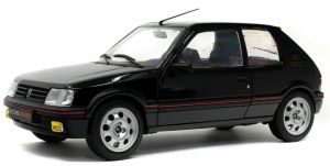 Voiture sportive PEUGEOT 250 GTI 1.9L de 1990 de couleur noire