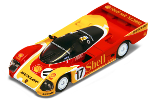 SPAYO64005 - Voiture des  24H Le Mans 1988 2ème D.BELL-K.LUDWIG-HJ.STUCK – n°17 - PORSCHE 962C Shell