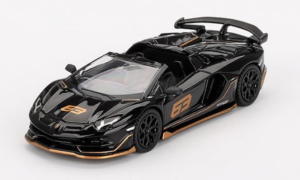 MGT00803-L - Voiture de 2023 - LAMBORGHINI Aventador SVK 63 Roadster Nero Aldebaran LHD