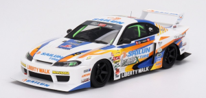 TS0586 - Voiture de la Formula Drift Japon 2023 Y.FAUSTO – n°555 - NISSAN Silvia S15 LB-Super Silhouette
