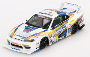 MGT00895-R - Voiture de la Formula Drift 2023 Y.FAUSTO – n°555 - NISSAN Silvia S15 LB-Silhouette