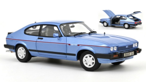 NOREV182764 - Voiture de 1984 couleur bleu - FORD Capri Mk.III 2.8 Injection RHD