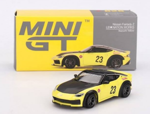 MGT00826-L - Voiture de 2024 de couleur jaune - NISSAN Z LB Nation Works Ikazuchi LHD