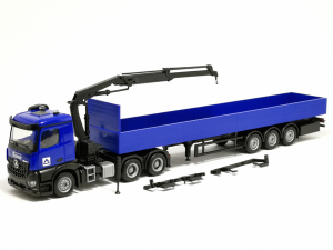 HER960038 - Camion avec grue et remorque 3 essieux HOCH TIEF – MERCEDES BENZ Arocs 6x4