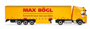 HER320016 - Camion avec remorque 3 essieux MAX BOGL – DAF XG 4x2