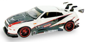 HER87MC000048 - Voiture de couleur blanc - NISSAN GTR 35 LB Performance