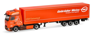 HER320177 - Camion avec remorque 3 essieux GEBRUDER WEISS – MERCEDES BENZ eActros 600 ProCabin 4x2
