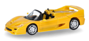 HER025492-002 - Voiture de couleur jaune – FERRARI F50 Spider
