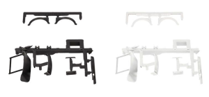 HER054997 - Diverses pièces – MAN F8 toit, pare-chocs, déflecteurs, garde-boue avant