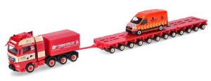 HER960991 - Camion avec plateau 12 essieux avec MAN TGE Torben Rafn – MAN TGX GX 8x4