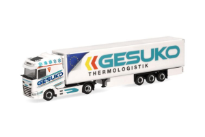 HER320641 - Camion avec remorque frigorifique 3 essieux GESUKO - DAF XG 4x2