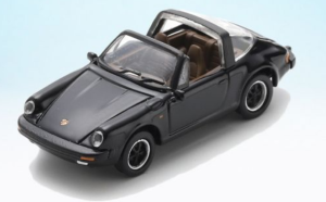 SCH87U00058 - Voiture de 1988 de couleur noir - PORSCHE 911 Carrera 3.2 Targa