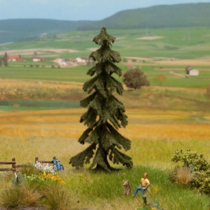 NOC21919 - Arbre - Sapin rouge -10.5 cm de hauteur
