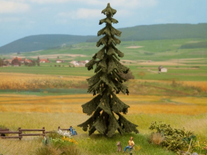 NOC21922 - Arbre - Sapin Rouge - 14.5 cm de hauteur