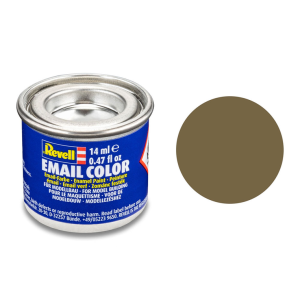 REV32186 - Pot de peinture émail de 14ml couleur vert kaki mat