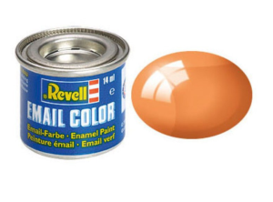 REV32730 - Pot de peinture émail de 14ml couleur orange transparent
