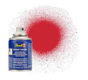 REV34330 - Bombe de peinture de 100ml couleur rouge vif satiné