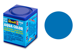REV36156 - Pot de 18ml de peinture acrylique couleur bleu mat