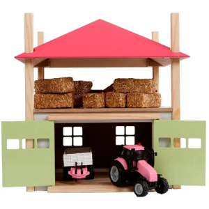 KID610085 - Batiment de stockage rose ( Toit amovible vendu sans accessoires )