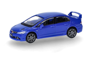 HER87MC000088 - Voiture de couleur bleu -HONDA Civic FD2