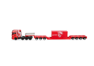 HER320764 - Camion avec porte container 20 pieds 3+4 essieux DE ROMEIN GROUP – MAN TGX GX 8x4