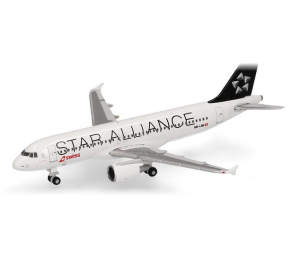 HER539463 - Avion de ligne commerciale – AIRBUS A320 Swiss International Air Lines Star Alliance Richterswil