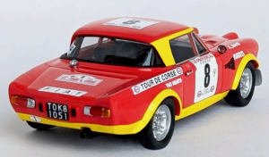 TRODSN284 - Voiture du Rallye Tour de Corse 1974 B.DARNICHE-A.MAHE – n°8 - FIAT 124 Abarth