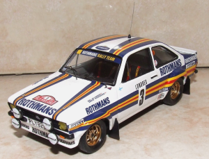 TRORRFR93 - Voiture du Rallye Monte Carlo 1981 A.VATANEN-D.RICHARDS – n°3 - FORD Escort MKII