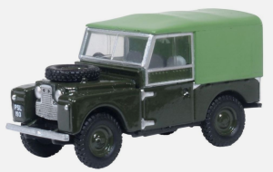 OXF76LAN188024 - Voiture de couleur vert - LAND ROVER Serie 1 88 Canvas