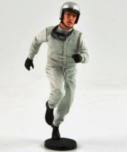 FLM118053-D2 - Pilote Tim figurine sur le départ casque gris métallisé