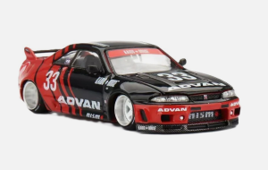 MGTKHMG191 - Voiture de couleur noir – NISSAN Skyline GT-R R33 Kaido Works ADVAN