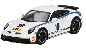MGT01009-L - Voiture de 2024 de couleur blanc - PORSCHE 911 992 Dakar rallye Design package 74