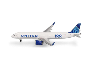 HER539388 - Avion de ligne commerciale – AIRBUS A321neo United Airlines 100 ans