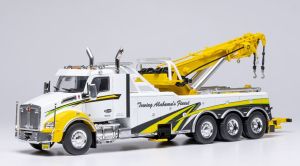 IXOTTR037.22 - Dépanneuse de 2018 couleur blanche et jaune - KENWORTH T880 8x4