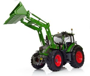 UH4981 - Tracteur FENDT 516 Vario Nature Green équipé du chargeur 4x80 et du relevage avant