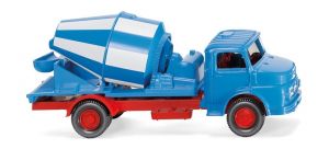 WIK053202 - Camion toupie Mercedes-Benz de couleur Bleu et Blanche